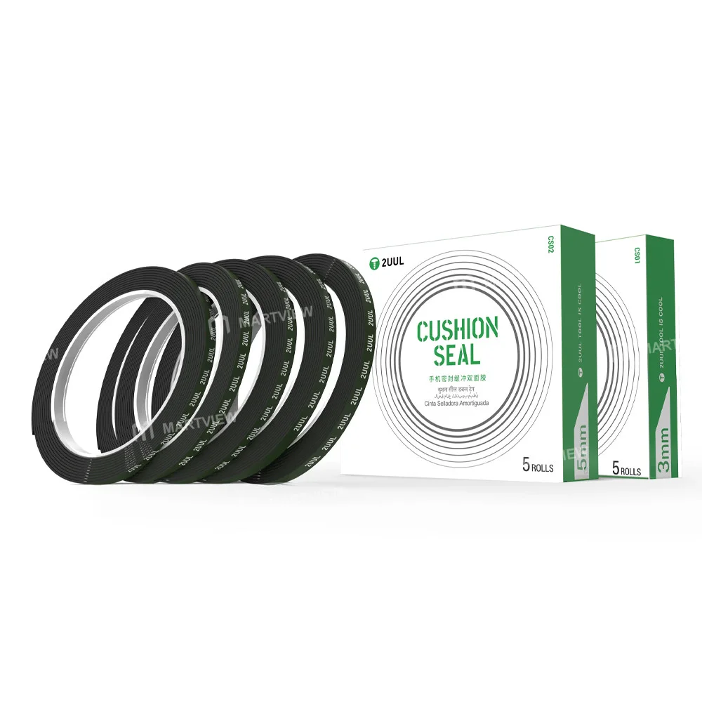 2uul CS02 5mm Ekran Çerçevesi ve Arka Kapak için Yastıklama Sızdırmazlık Bandı – 5 Adet