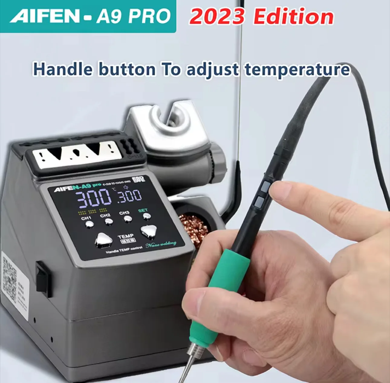Aifen A9 Pro Lehim Istasyonu (c210 kol, 3 uç)