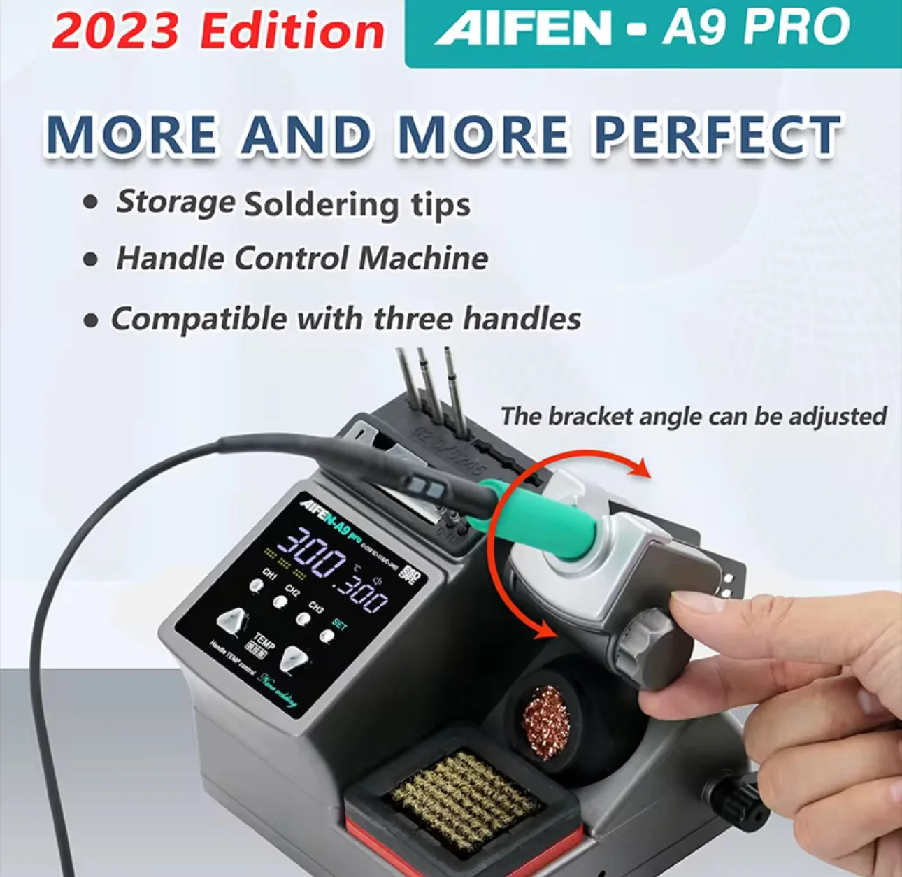Aifen A9 Pro Lehim Istasyonu (c210 kol, 3 uç)