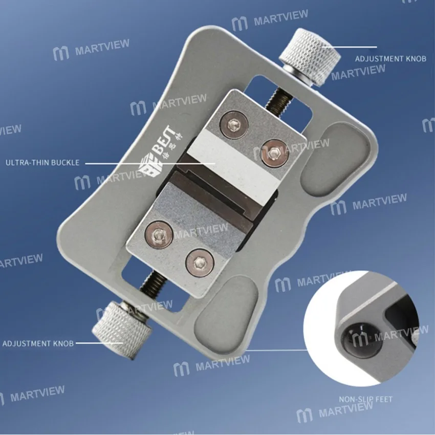 BST-001R Evrensel 1,5-20 mm Boyutunda Çift Rulmanlı Telefon Anakartı IC Yapıştırıcı Sökme Aparatı