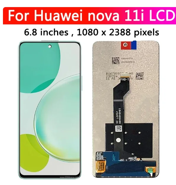 Honor Nova 11i Ekran Dokunmatik Orijinal Çıtasız Ürün (Çerçevesiz)