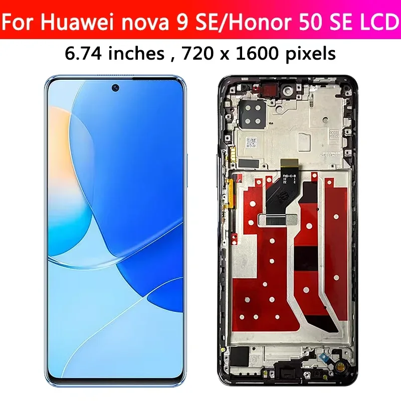 Honor Nova 9SE Ekran Dokunmatik Orijinal Çıtasız Ürün (Çerçevesiz)