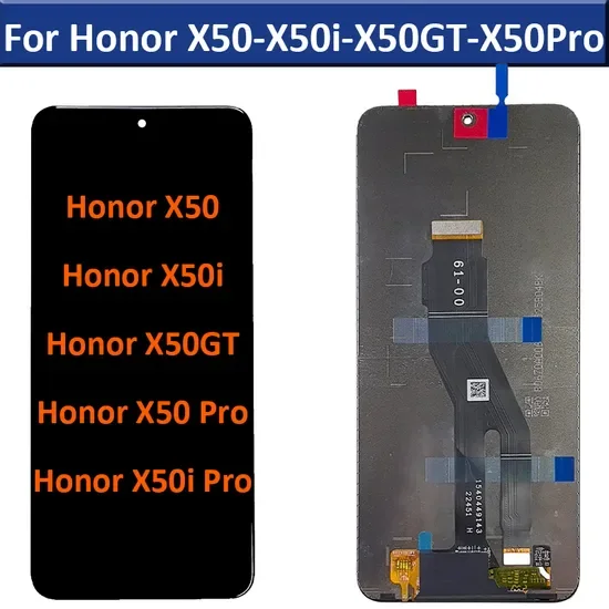 Honor X50i Ekran Dokunmatik SOFT OLED Kalite Ekran Çıtasız (Çerçevesiz)