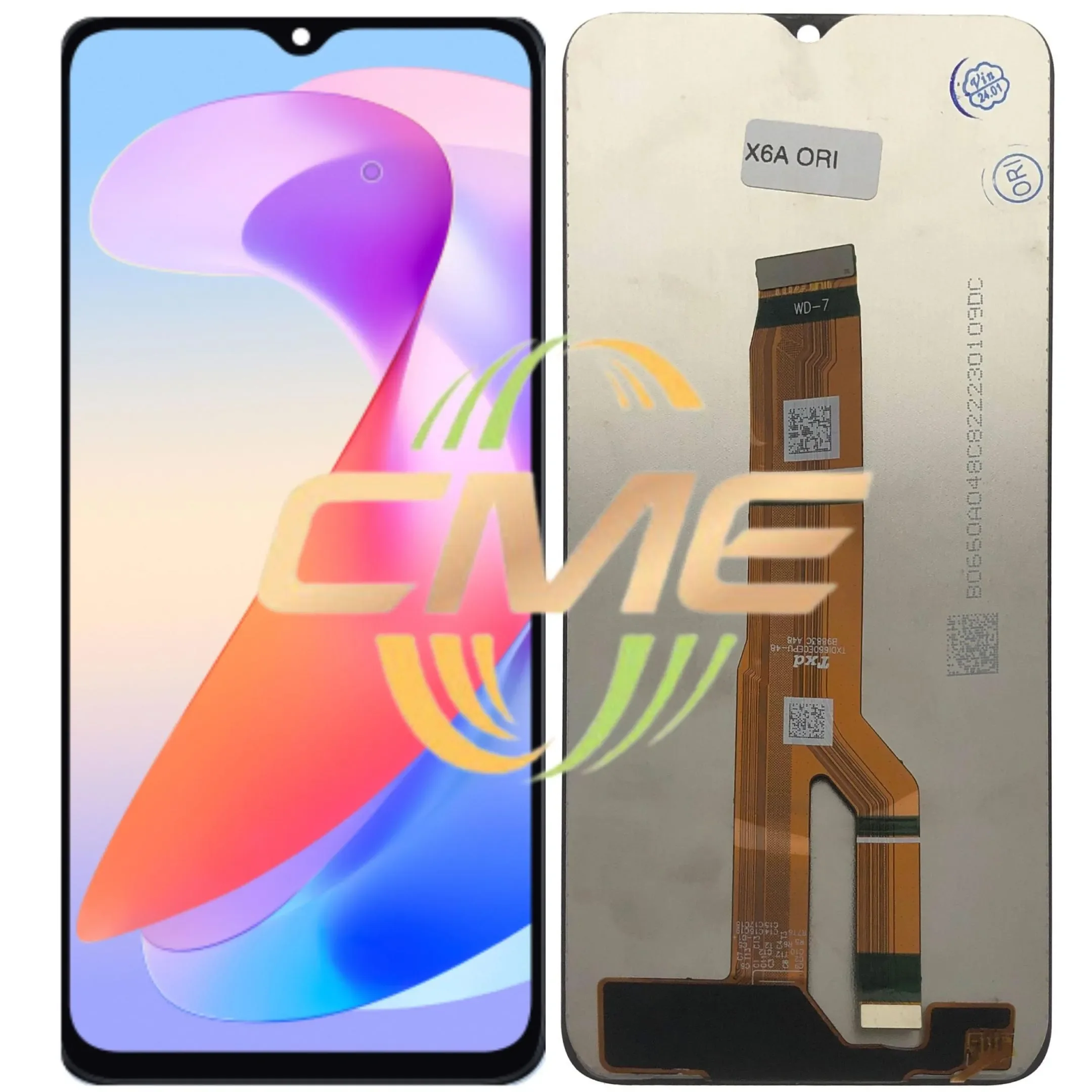 Honor X5b Ekran Dokunmatik Orijinal Çıtasız Ürün (Çerçevesiz)