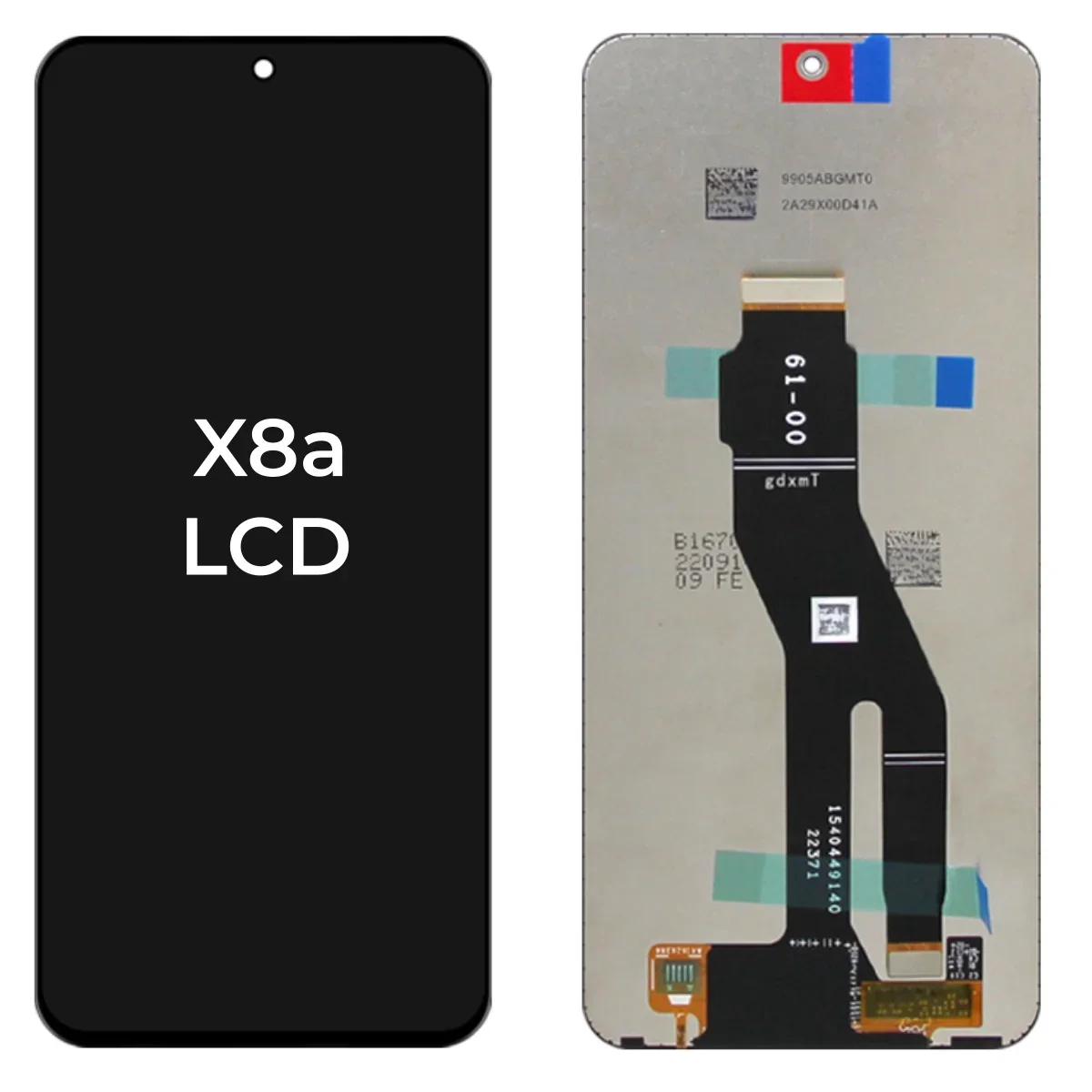 Honor X8a Çıtalı Ekran Dokunmatik Mavi SOFT OLED Kalite Ekran