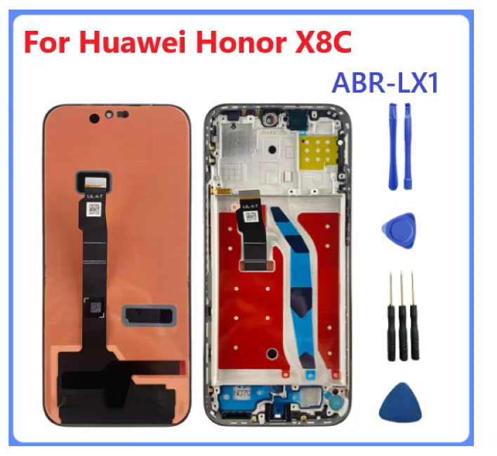 Honor X8c Ekran Dokunmatik SOFT OLED Kalite Ekran Çıtasız (Çerçevesiz)