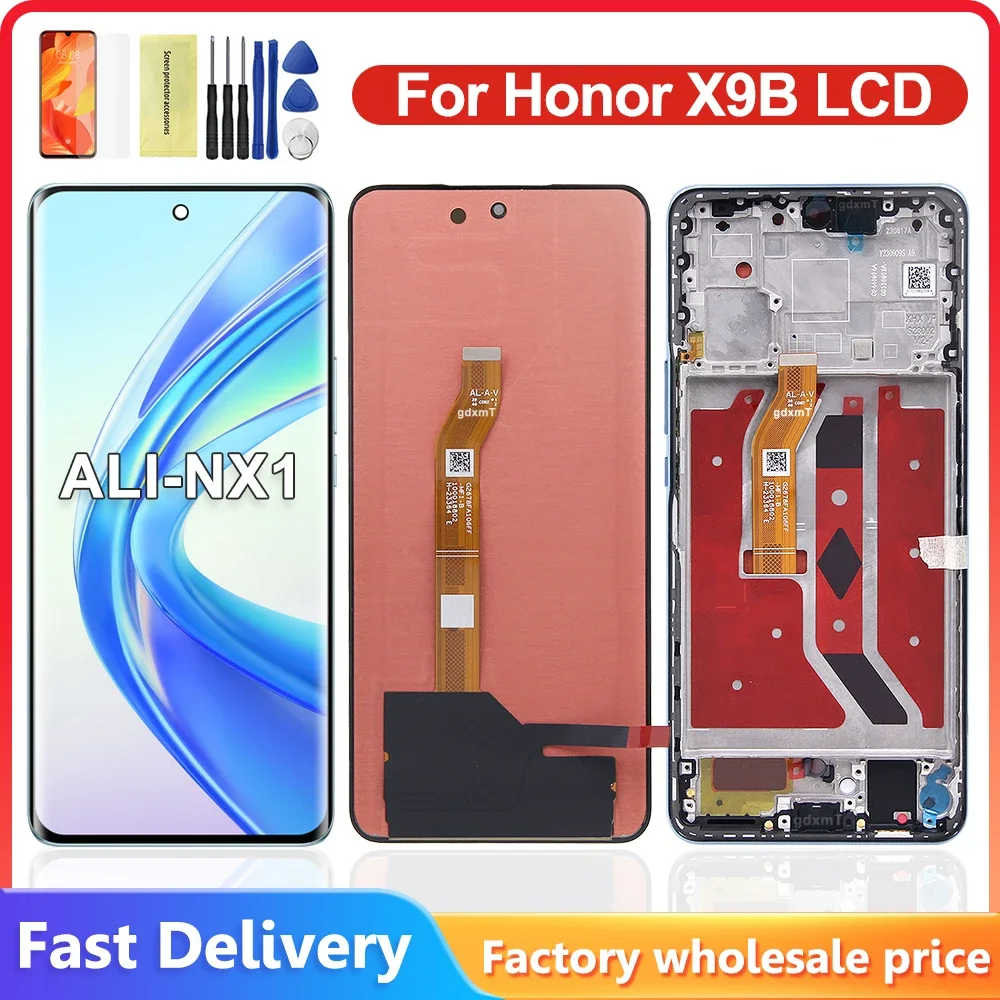 Honor X9b Çıtalı Ekran Dokunmatik Mavi SOFT OLED Kalite Ekran