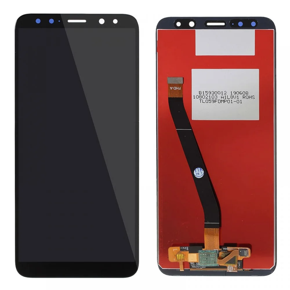 Huawei Mate 10 Lite Çıtalı Ekran Dokunmatik Siyah Orijinal