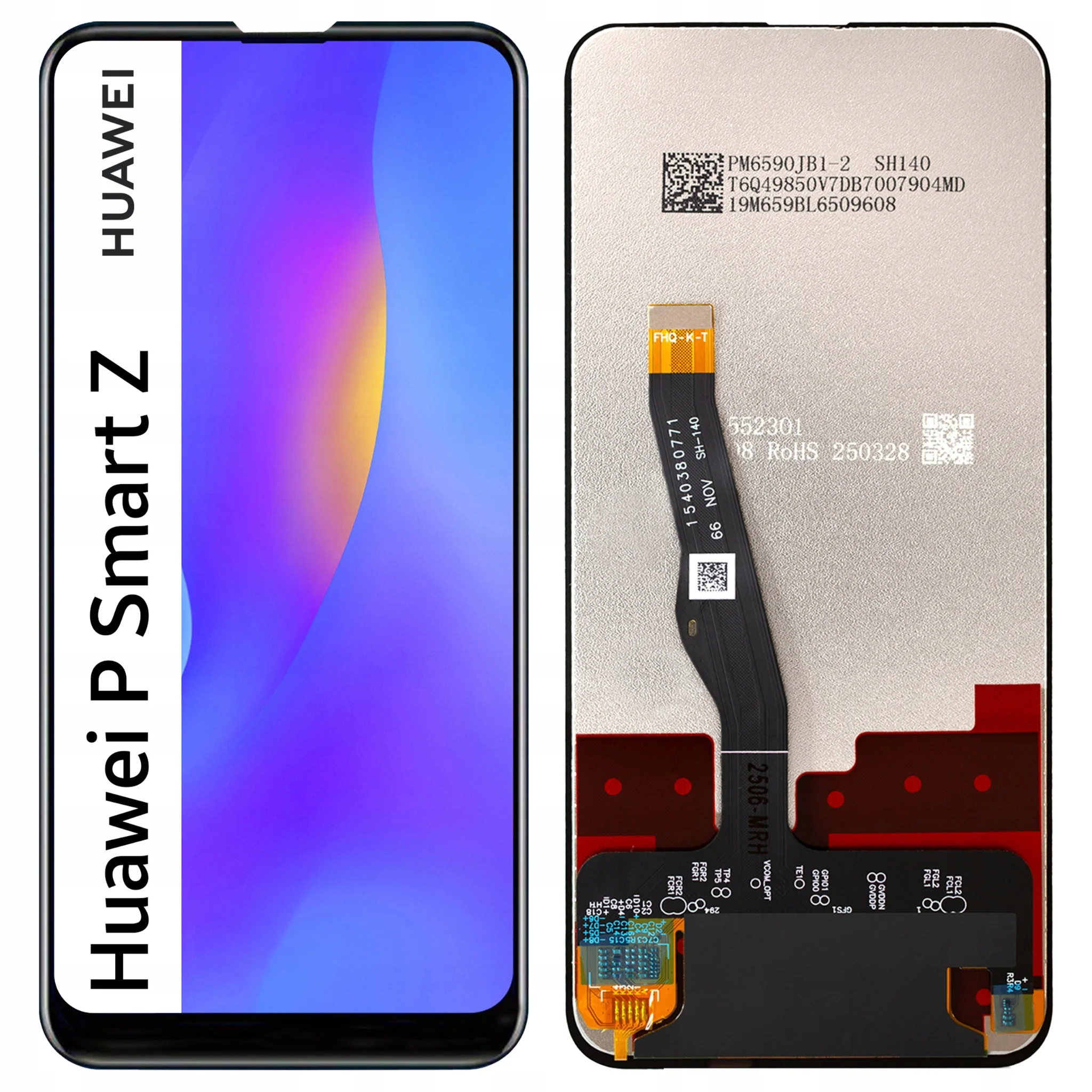Huawei P Smart Z Ekran Dokunmatik A Plus Kalite Ürün/COG Çıtasız (Çerçevesiz)