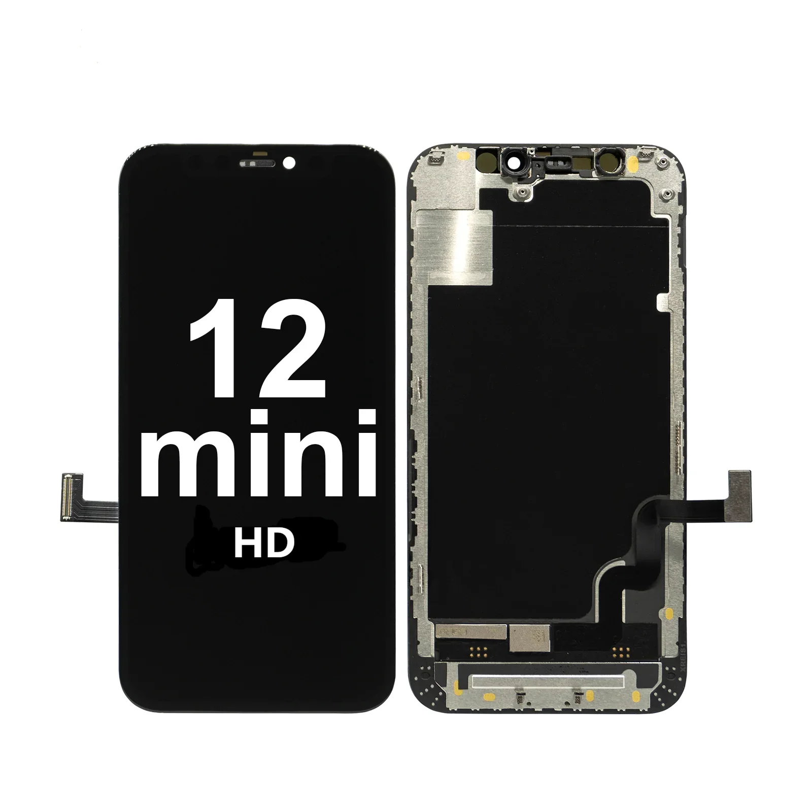 İphone 12 Mini Ekran Dokunmatik A Plus Kalite Ürün Parlaklık 500+ Nit Yüksek Kalite Yan Sanayi
