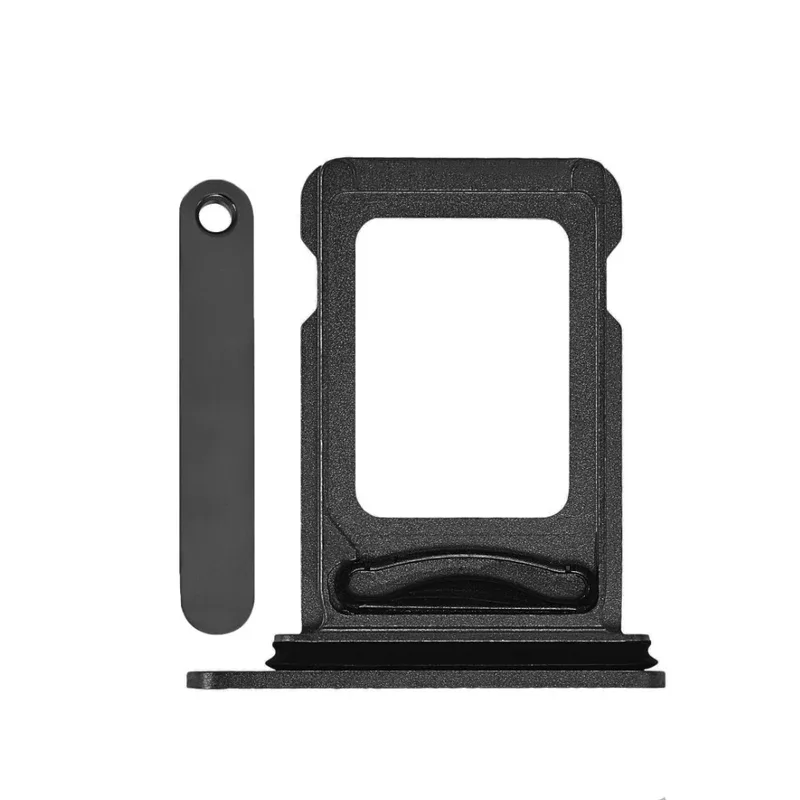 iPhone 14 Sim Kart Tepsisi Siyah (Çift Sim)