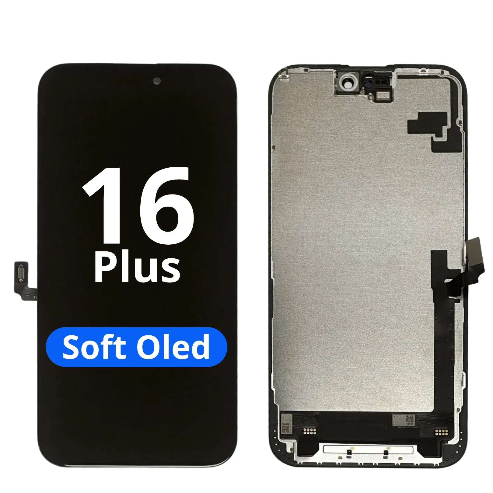 İphone 16 Plus Ekran Dokunmatik A Plus Kalite Ürün Parlaklık 600+ Nit Yüksek Kalite Yan Sanayi