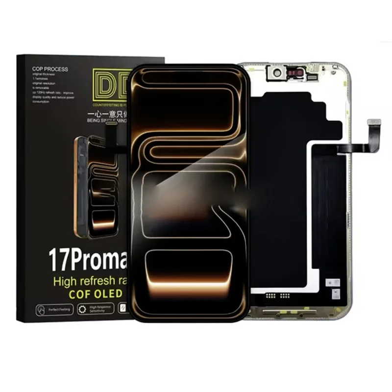 İphone 17 Pro Max Ekran Dokunmatik HARD OLED Parlaklık 900+ Nit Premium Kalite