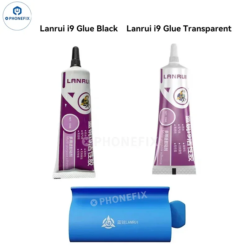 Lanrui İ9 50ML Siyah, Beyaz Yapıştırıcı Ve Tutkal Sıkacağı Set
