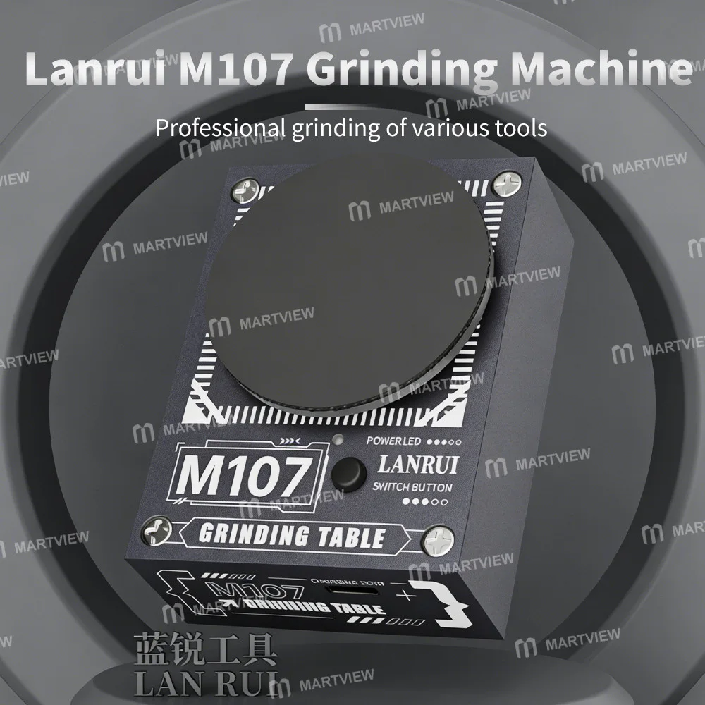 Lanrui M107 Cımbız / Bıçak / Test Probu için Elektrikli Taşlama ve Parlatma Makinesi