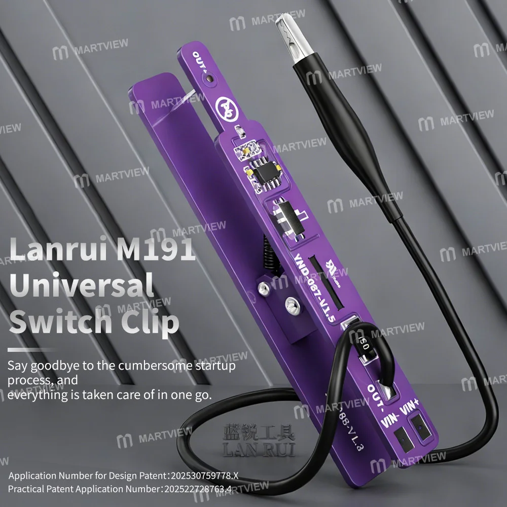 Lanrui M191 Üniversal Çalıştırma Klipsi, iPhone/Android için