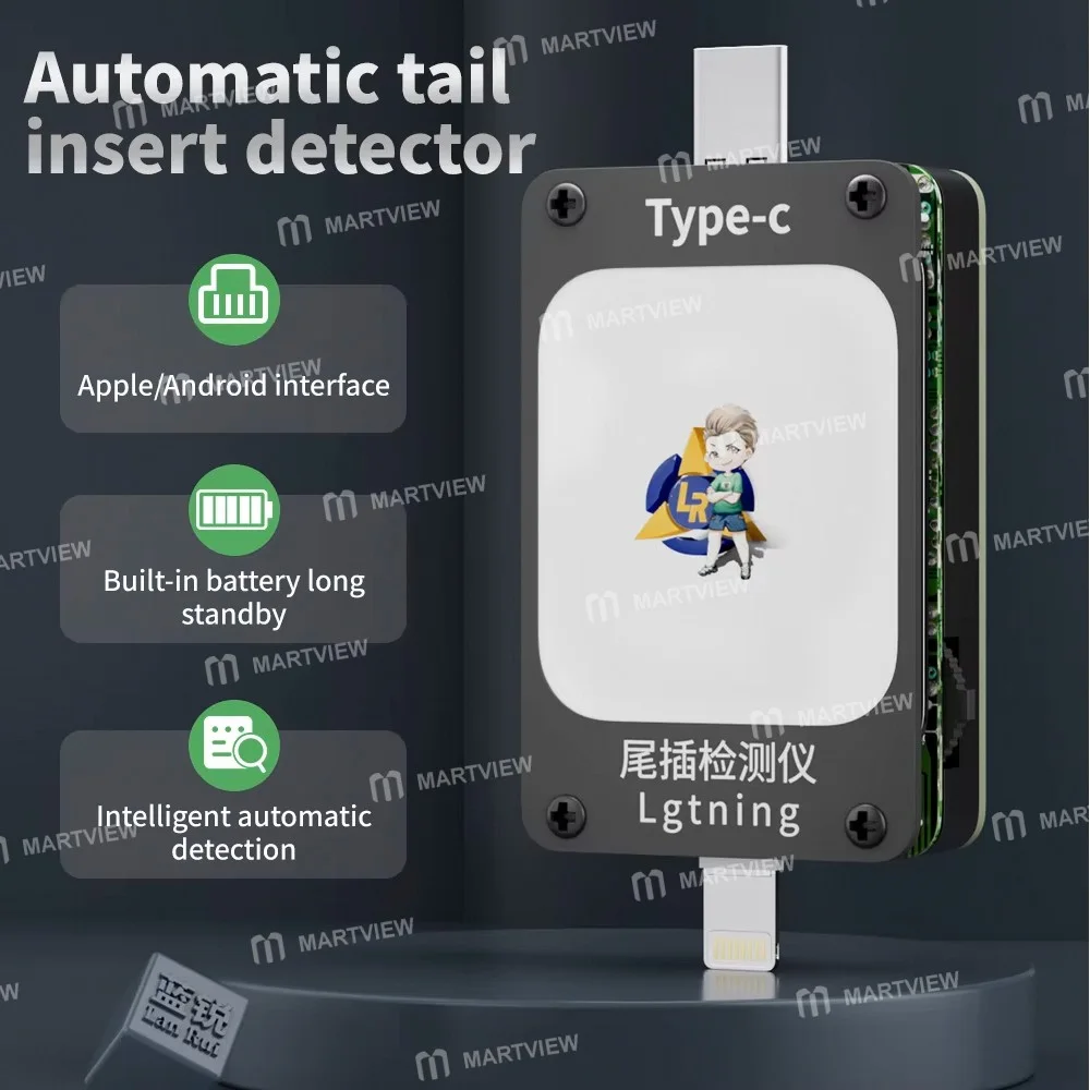 Lanrui SE-II Lightning / Type-C Dedektörü (iPhone ve Android Telefonlar için)