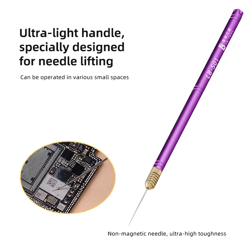Luban LB-S01 Cep Telefonu PCB Onarımı için Ergonomik Elde Taşınabilir Bıçak Sapı