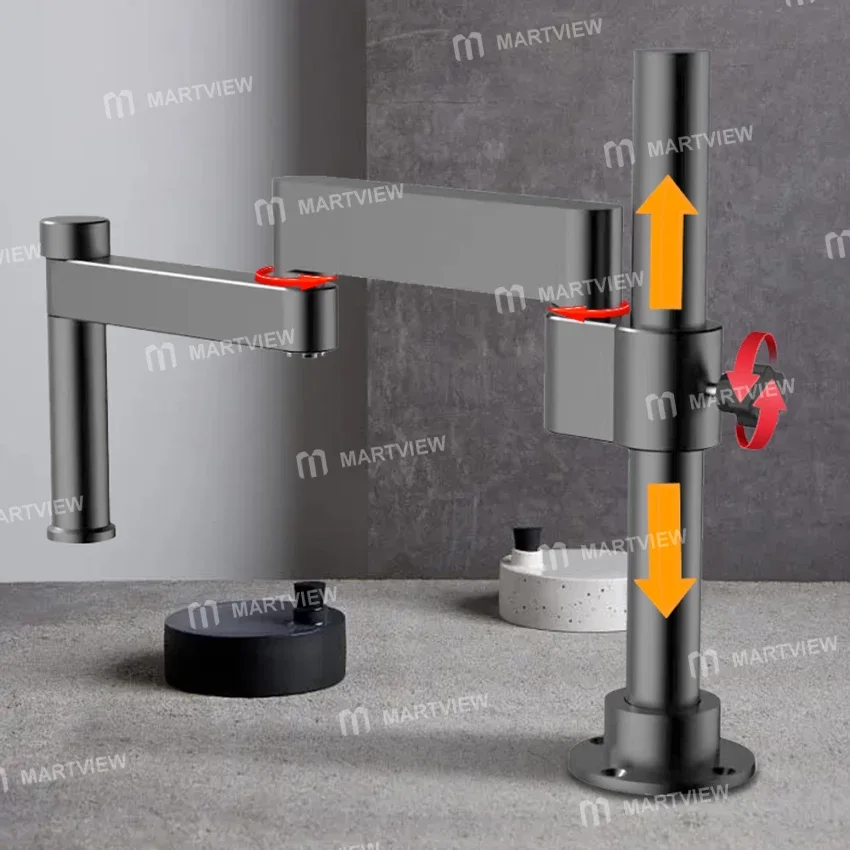 Luowei LW-017 360° Dönebilen Katlanabilir Kaldırma Özellikli Mikroskop Üniversal Metal Braket Kolu