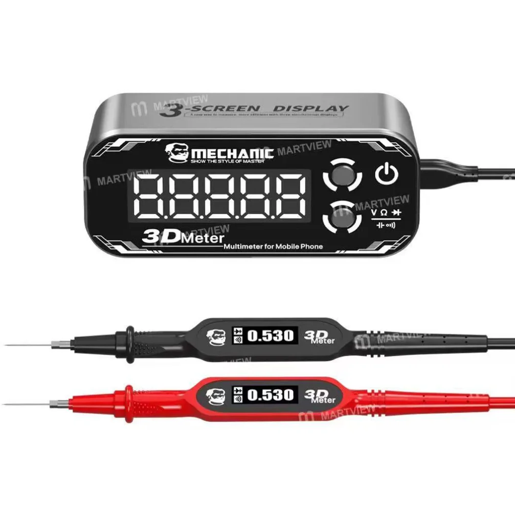 Mechanic 3D Meter Detective 3.0 Cep Telefonu Onarımı için Yüksek Hassasiyetli Multimetre