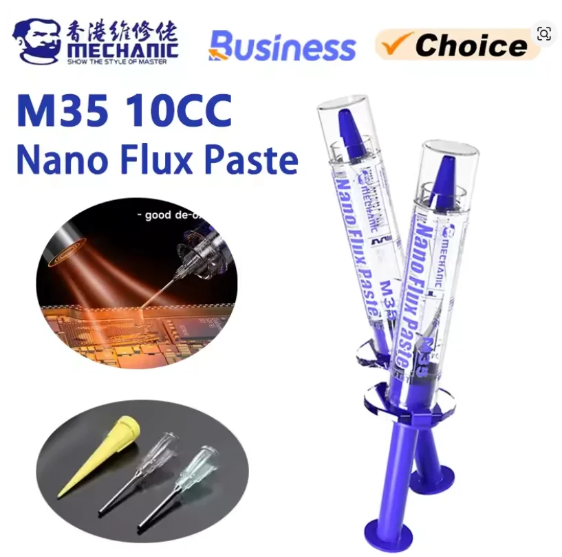 Mechanic M35 10CC FLUX Yüksek Performanslı Temizlemesiz Düşük Buğulu Nanometre
