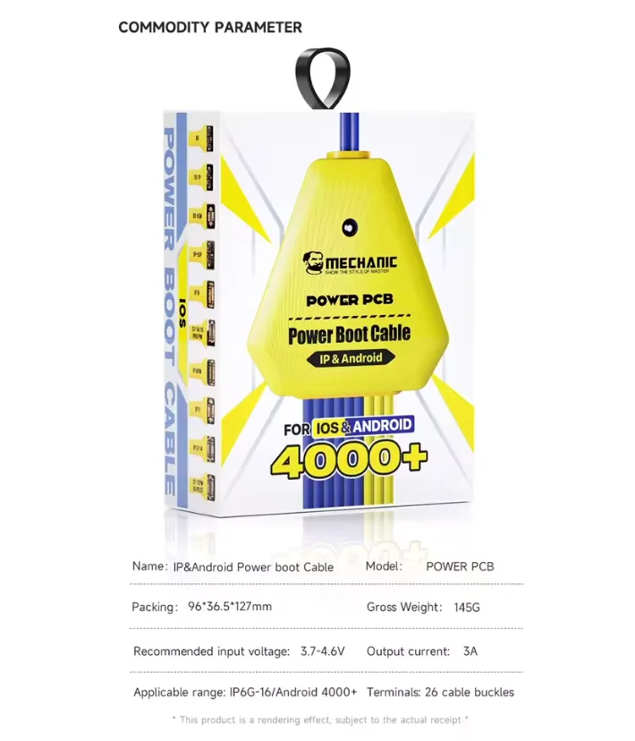 Mechanic PCB/FPC Güç Kablosu İphone 6G-16PM Android Full Serisi
