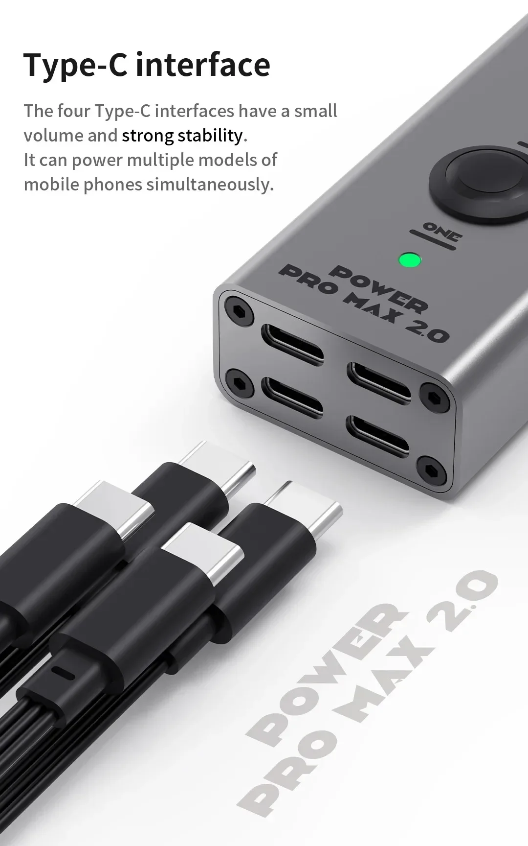 Mechanic Power Pro Max 2.0 iPhone X-16PM Arası modelleri destekler