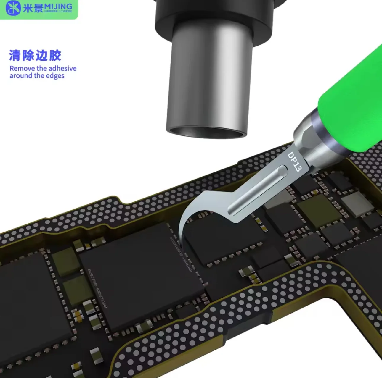 Mijing KC8 Cep Telefonu CPU NAND Tutkal Çıkarma Bıçağı