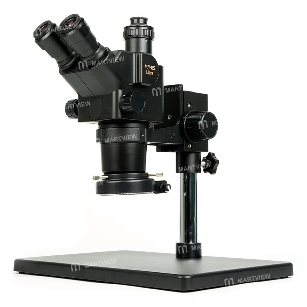 Mr.Yang 85 Ultra 6.3X-68X Sürekli Zoom Dönüştürme Trinoküler Mikroskop Lehimleme ve Onarım için