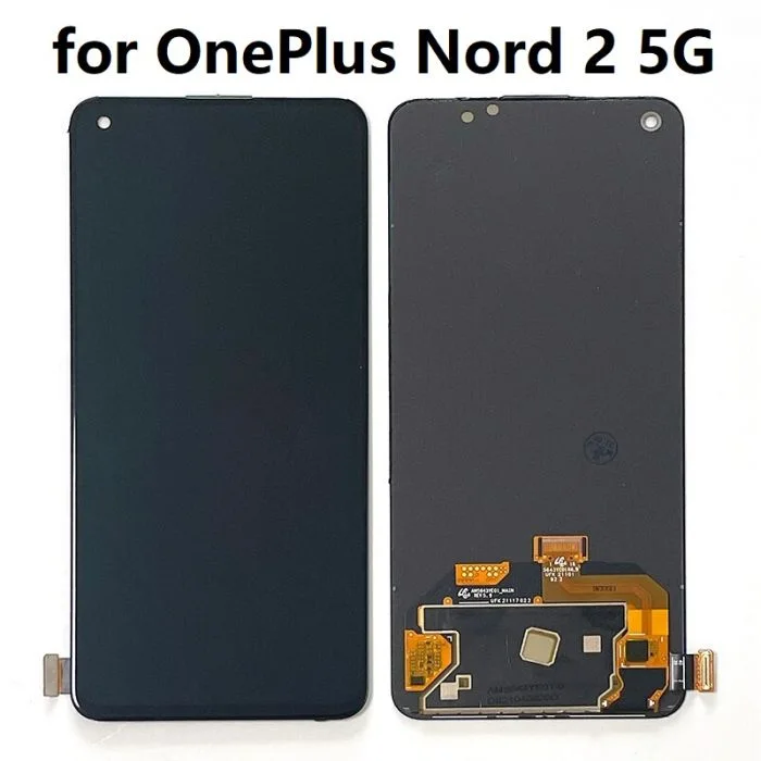 One Plus Nord 2 5G Ekran Dokunmatik OLED Çıtasız (Çerçevesiz)