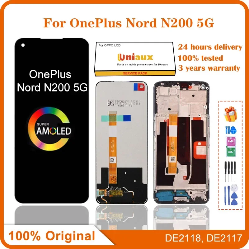 One Plus Nord N200 Ekran Dokunmatik OLED 05VER Çıtasız (Çerçevesiz)