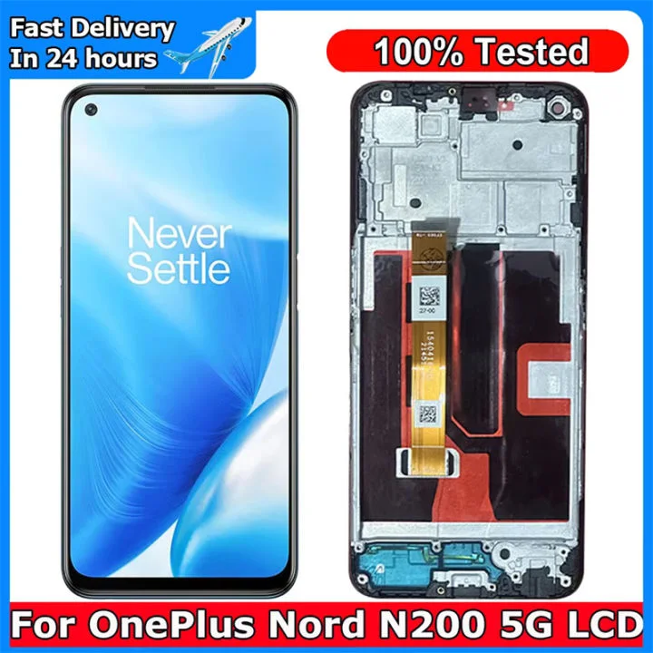 One Plus Nord N200 Ekran Dokunmatik OLED 05VER Çıtasız (Çerçevesiz)