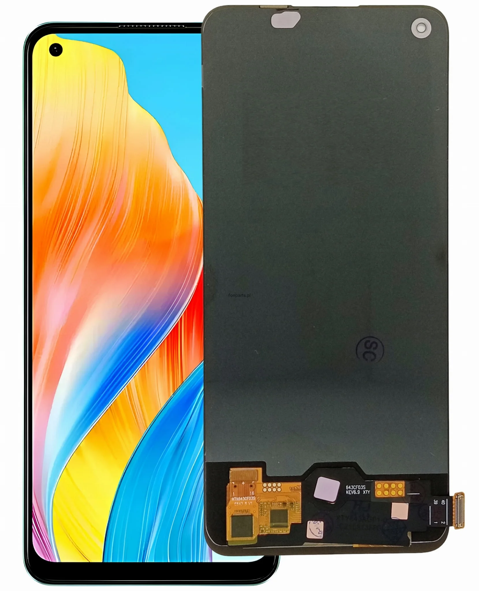 Oppo A78 4G Ekran Dokunmatik OLED Çıtasız (Çerçevesiz)