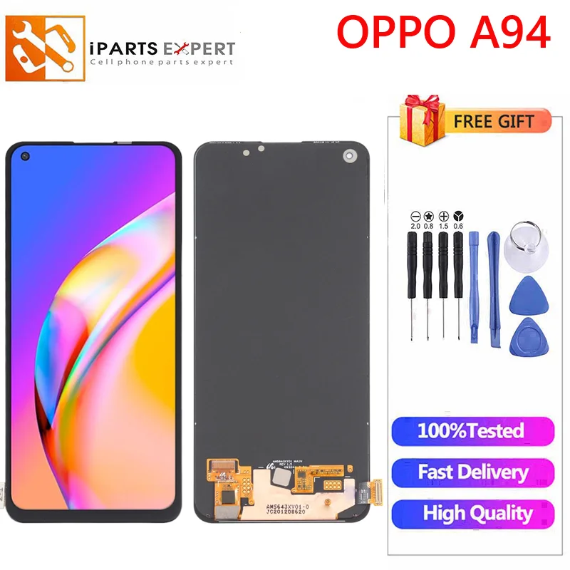 Oppo A94 4G Ekran Dokunmatik A Plus Kalite Ürün/INCELL 04 VER Çıtasız (Çerçevesiz)