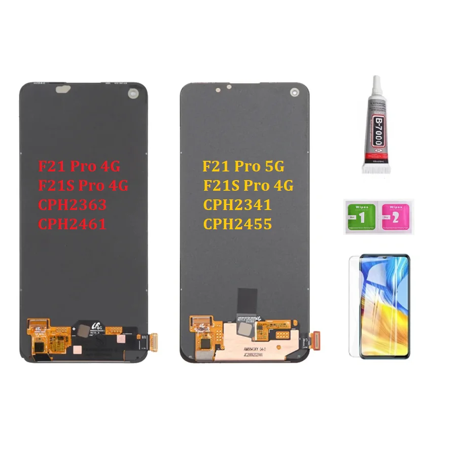 Oppo F21s Pro 4G Ekran Dokunmatik A Plus Kalite Ürün/INCELL Çıtasız (Çerçevesiz)