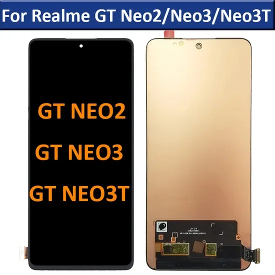 Oppo Realme Gt Neo Ekran Dokunmatik OLED Çıtasız (Çerçevesiz)