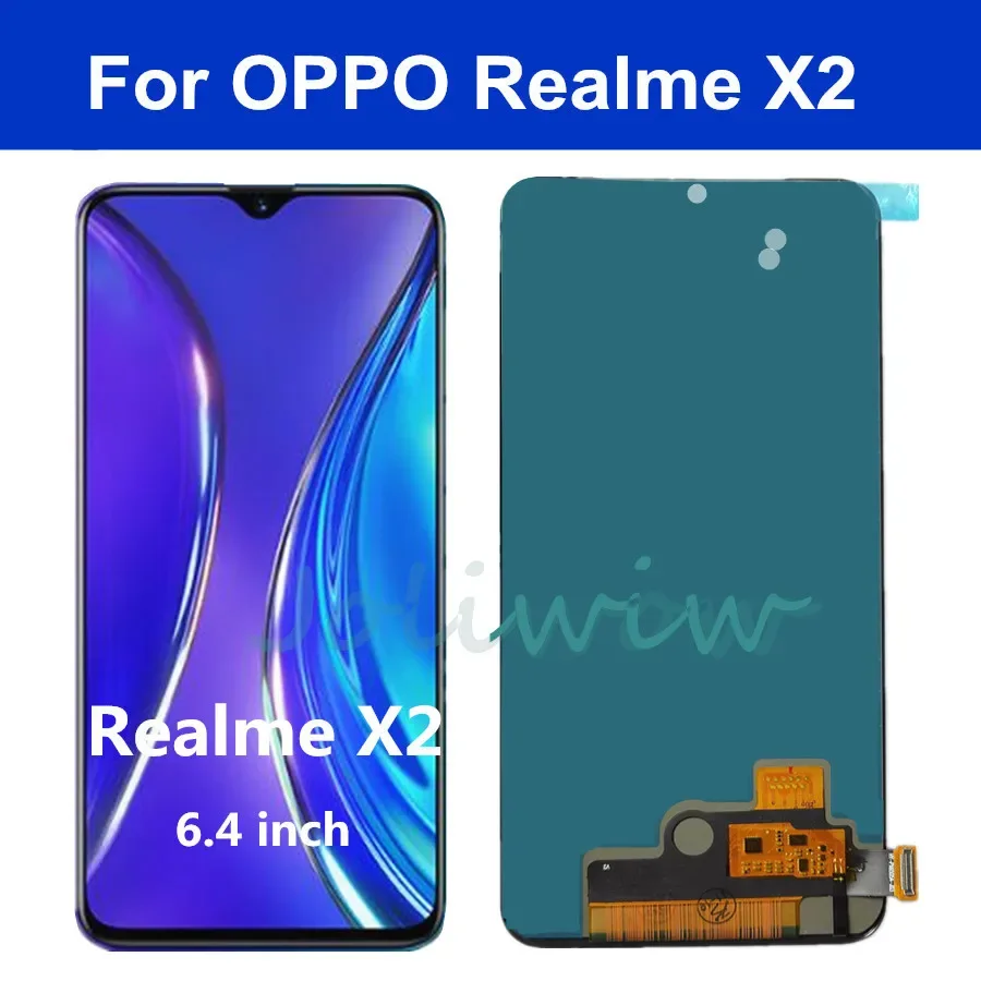 Oppo Realme X2 Ekran Dokunmatik OLED Çıtasız (Çerçevesiz)