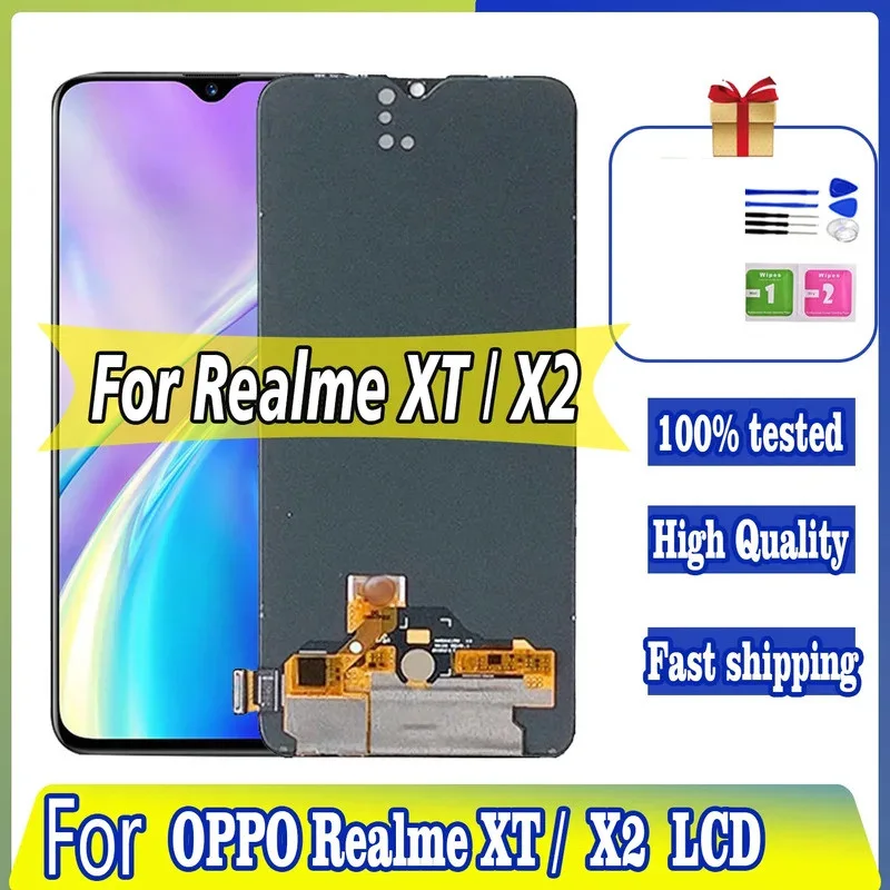 Oppo Realme Xt Ekran Dokunmatik OLED Çıtasız (Çerçevesiz)