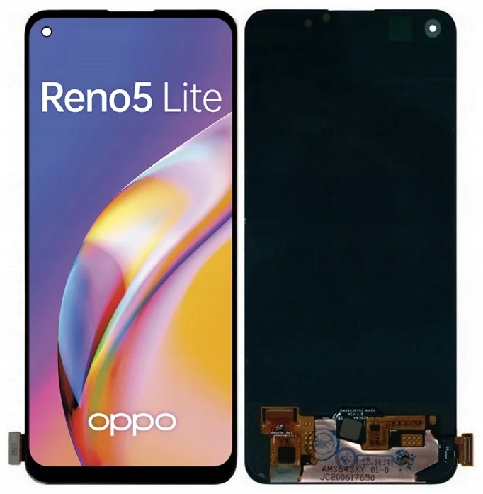 Oppo Reno 5 Lite Ekran Dokunmatik OLED 04 VER Çıtasız (Çerçevesiz)
