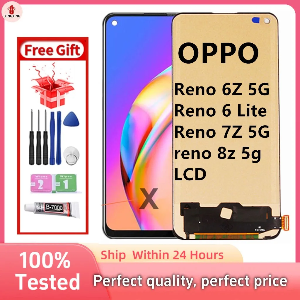 Oppo Reno 6 Lite Ekran Dokunmatik OLED 04 VER Çıtasız (Çerçevesiz)