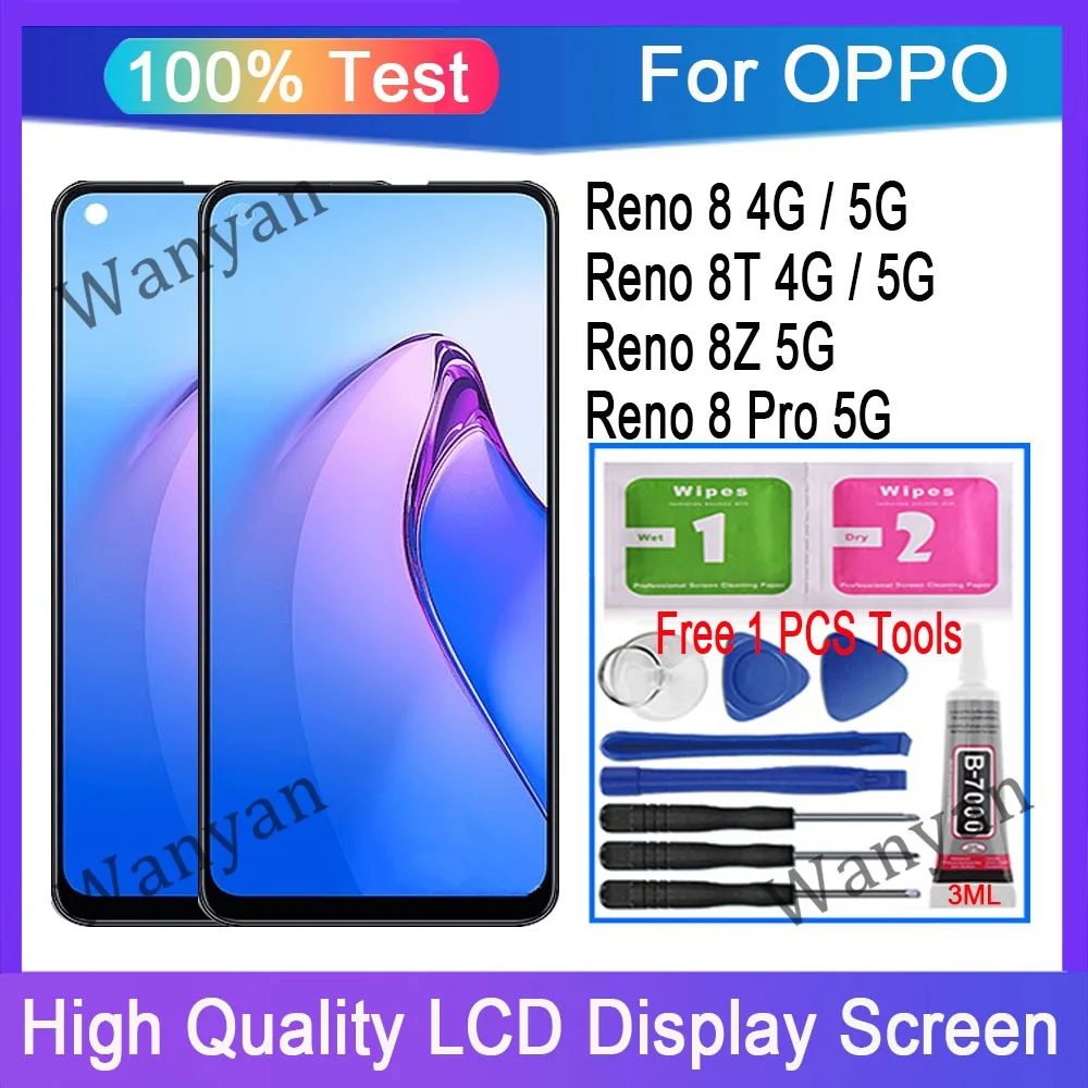 Oppo Reno 8 5G Ekran Dokunmatik OLED Çıtasız (Çerçevesiz)