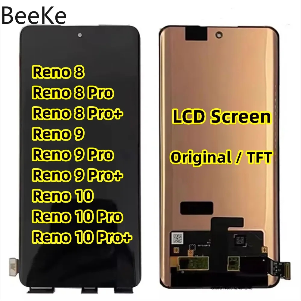 Oppo Reno 8 SE Ekran Dokunmatik OLED Çıtasız (Çerçevesiz)