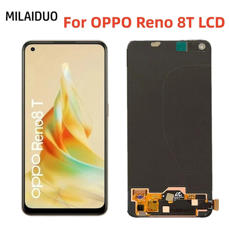 Oppo Reno 8T 4G Ekran Dokunmatik OLED Çıtasız (Çerçevesiz)