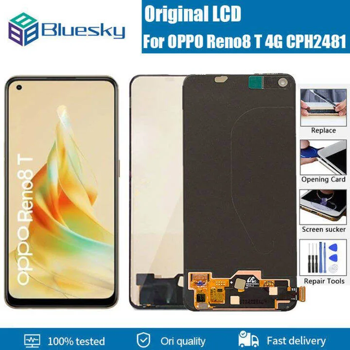 Oppo Reno 8T 4G Ekran Dokunmatik OLED Çıtasız (Çerçevesiz)