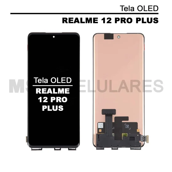 Realme 12 Pro Plus Ekran Dokunmatik SOFT OLED Kalite Ekran Çıtasız (Çerçevesiz)