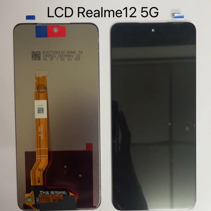 Realme 12X 5G Ekran Dokunmatik Orijinal Çıtasız Ürün (Çerçevesiz)