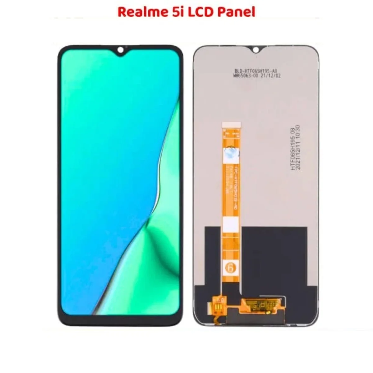 Realme 5i Ekran Dokunmatik Orijinal Çıtasız Ürün (Çerçevesiz)