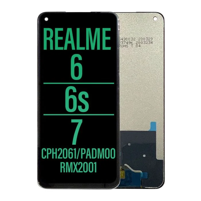Realme 6S Ekran Dokunmatik Orijinal Çıtasız Ürün (Çerçevesiz)