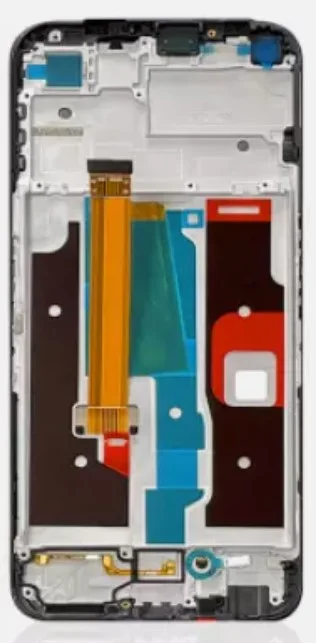 Realme 8i Çıtalı Ekran Dokunmatik Siyah Orijinal