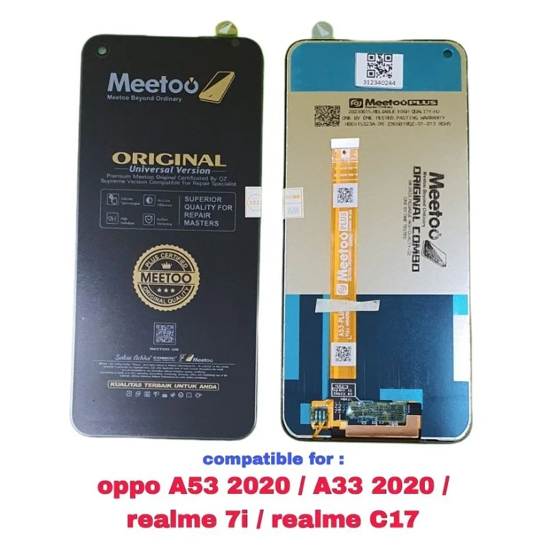 Realme A33 4G Ekran Dokunmatik Orijinal Çıtasız Ürün (Çerçevesiz)